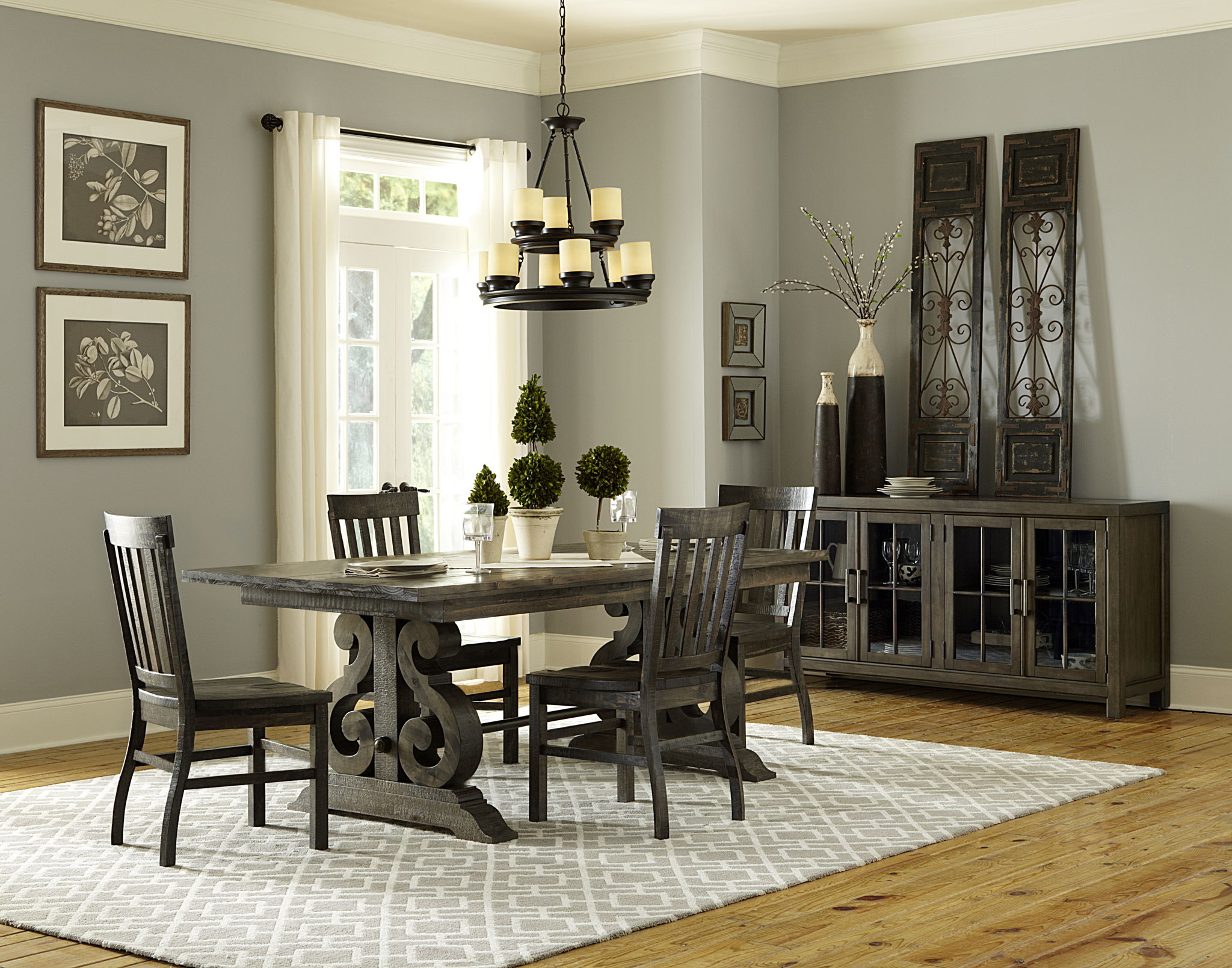 Bellamy - Buffet Curio - Peppercorn