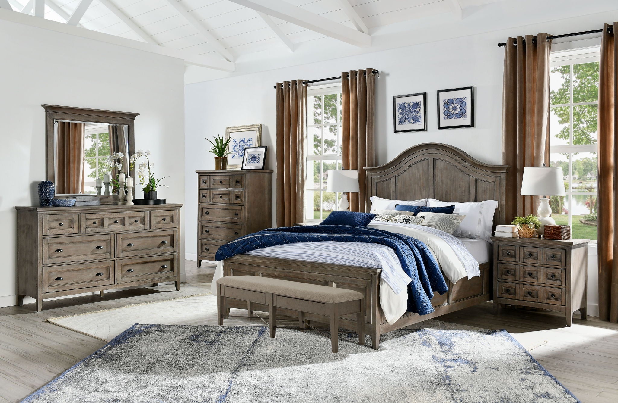 Paxton Place - Wood Drawer Chest - Dove Tail Gray