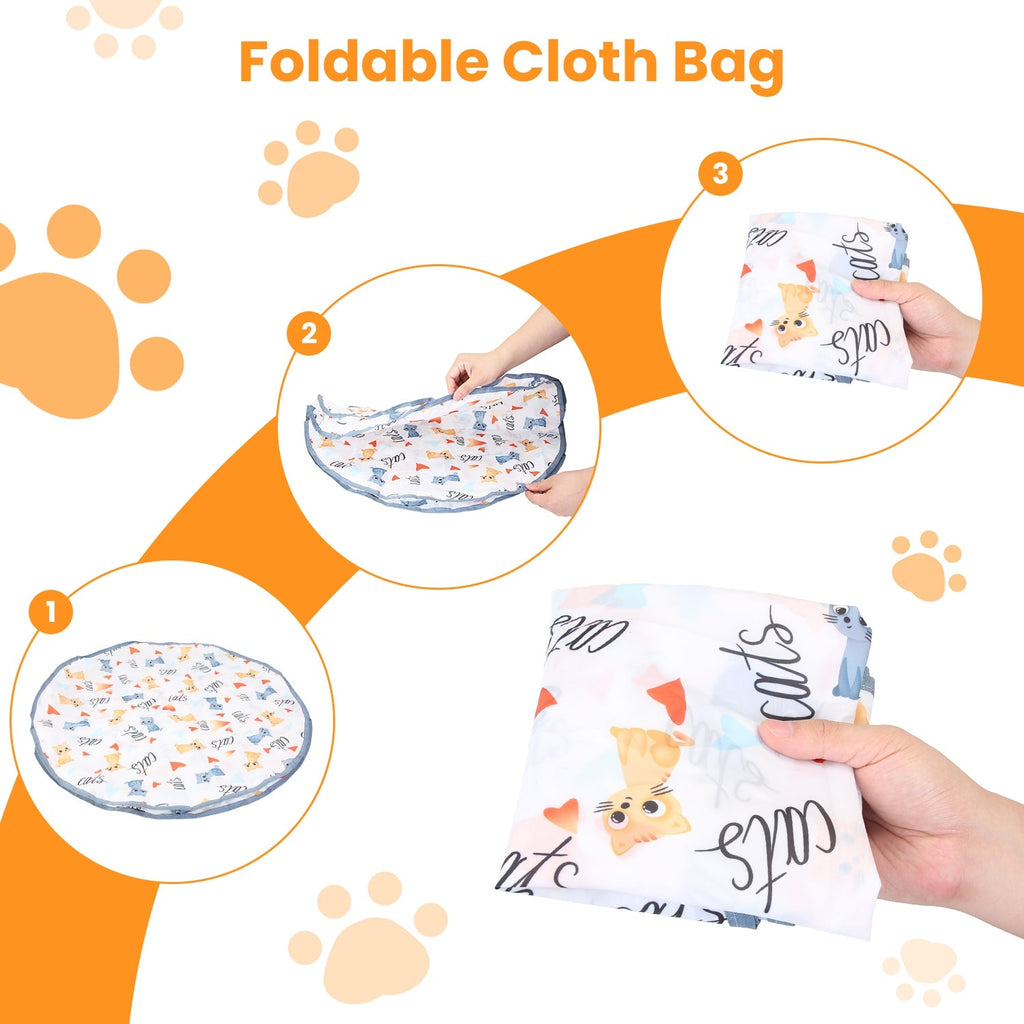 Cat Toys Ball Fast Rolling in Pouch Rechargeable Motion Activated Interactive Cat Toys for Indoor Cats Hide And Seek Mouse Catching Game