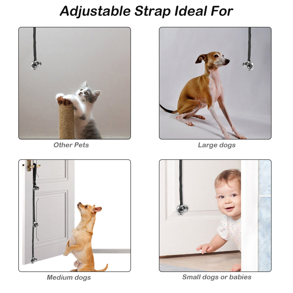 Dog Doorbells Adjustable Pet Doorbells Dog Potty Bells for Dog Training 7 Extra Large Loud 1.4Ó DoorBells