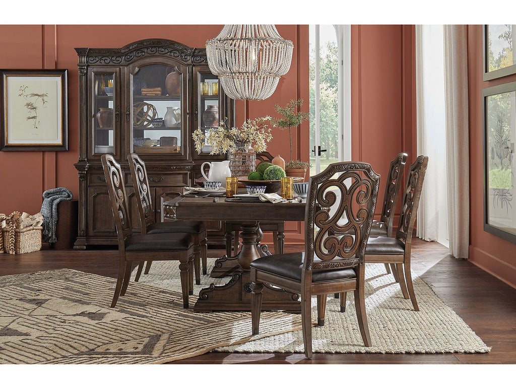 Durango - Trestle Dining Table - Willadeene Brown