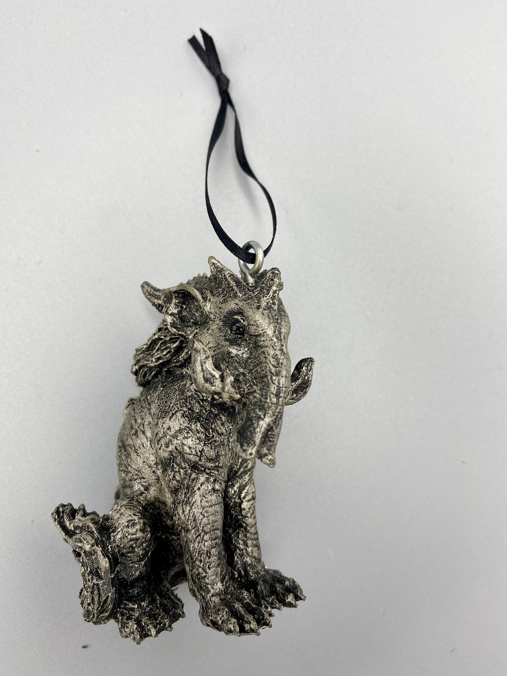 Baku, the Dream Guardian Ornament, Hand Painted Resin Sculpture | Mythical Creature Figurine | Japanese Baku Ornament. Fantasy Art Gift