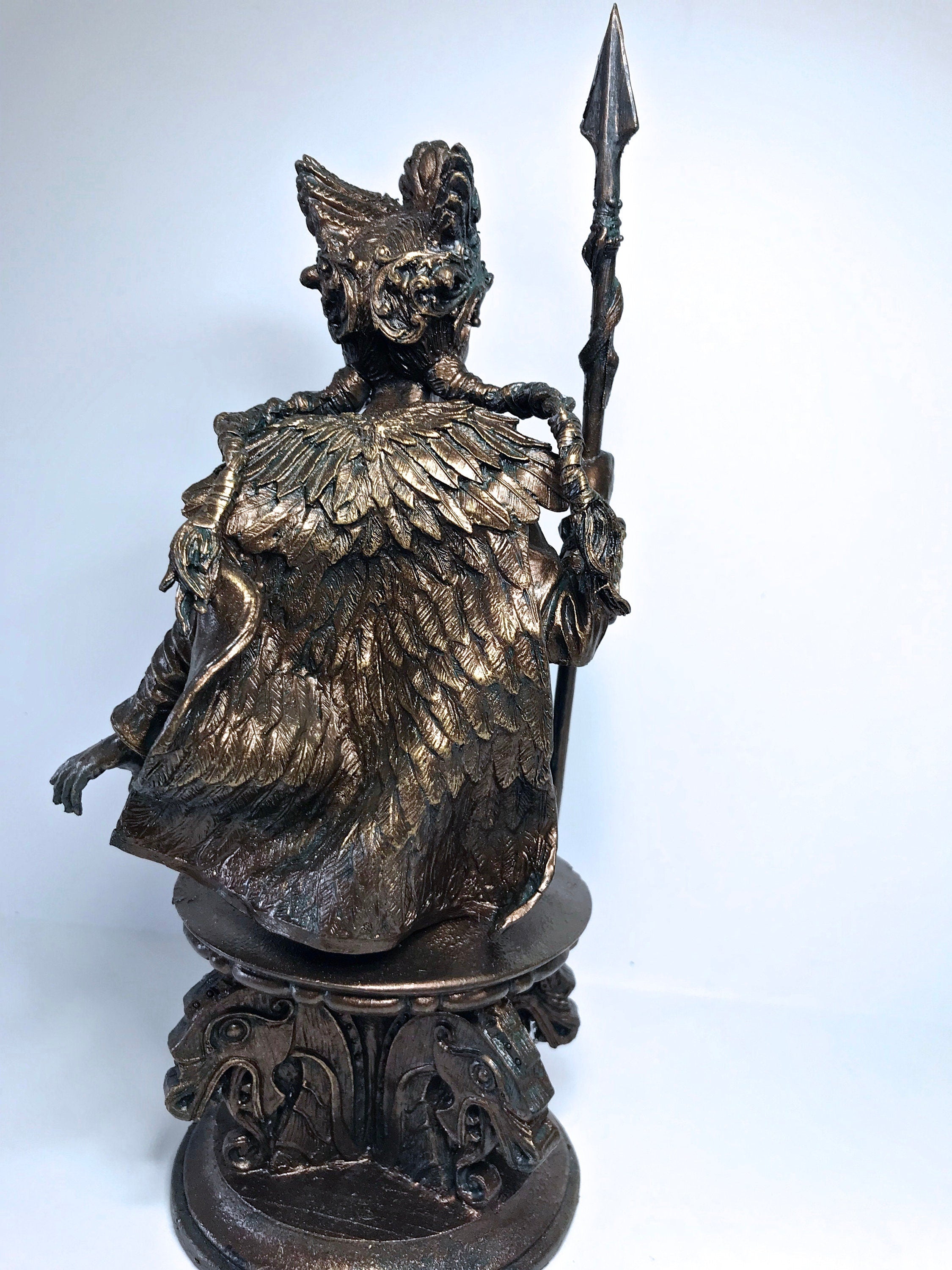 Freya Bust, Hand Painted Resin Sculpture | Norse Mythology Figurine | Myths and Legends Goddess Freya Statue, Fantasy Art Home Decor
