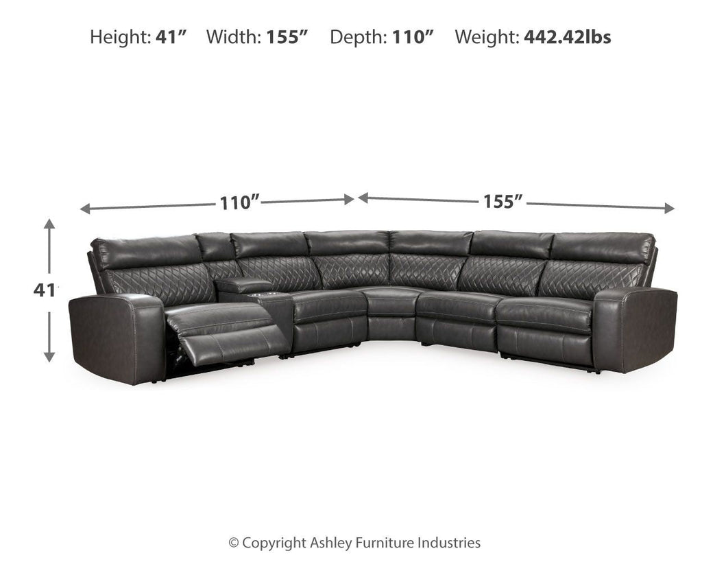 Samperstone - Power Reclining Sectional