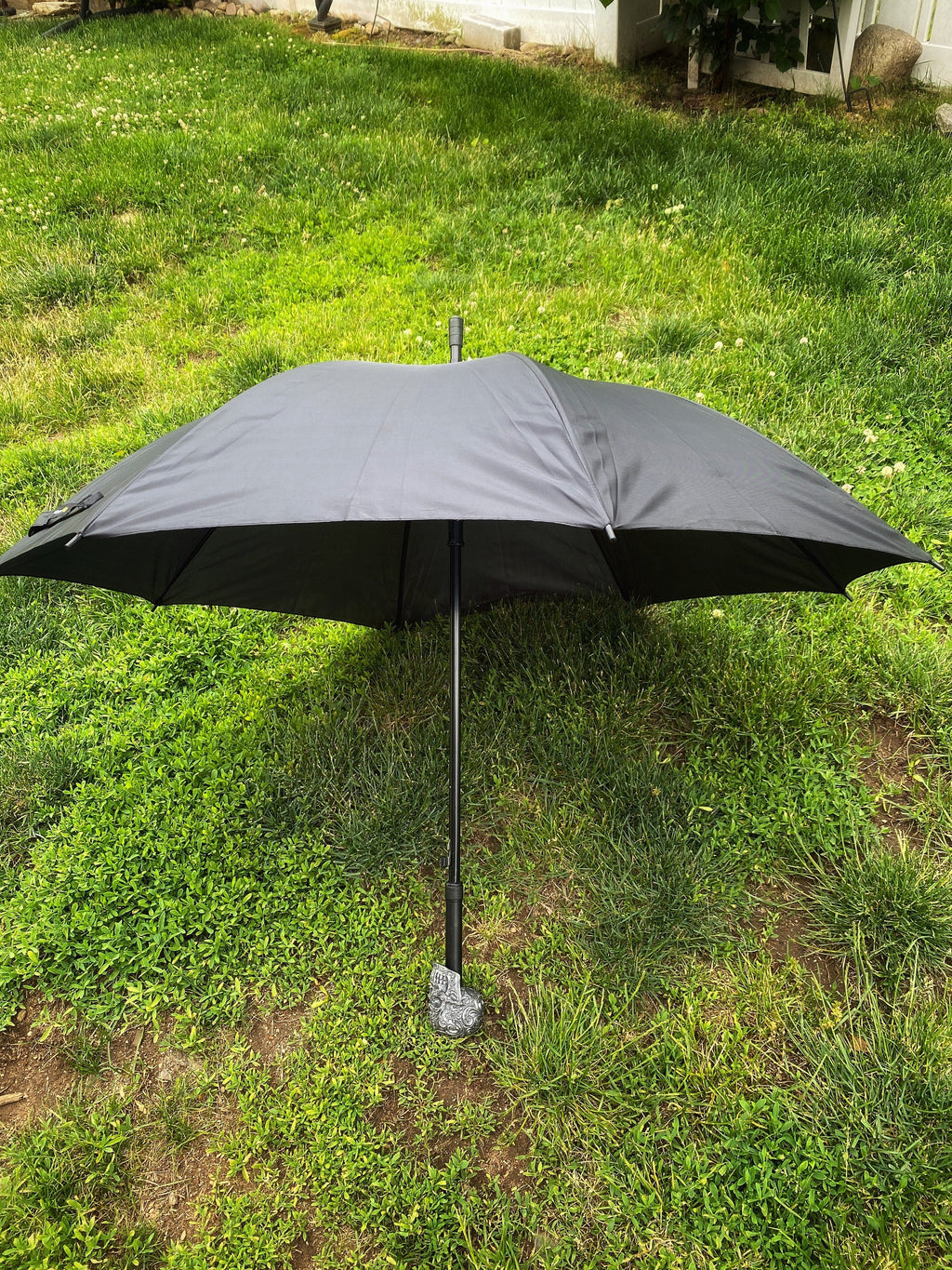 Ornate Skull Umbrella, Hand Sculpted Resin | Victorian Gothic Umbrella/Parasol | Fantasy Cosplay Fantasy Skull Umbrella, Gothic Accessory