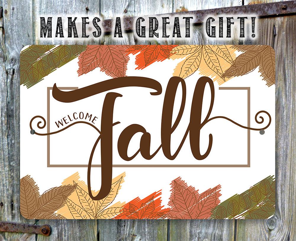 Fall - Metal Sign