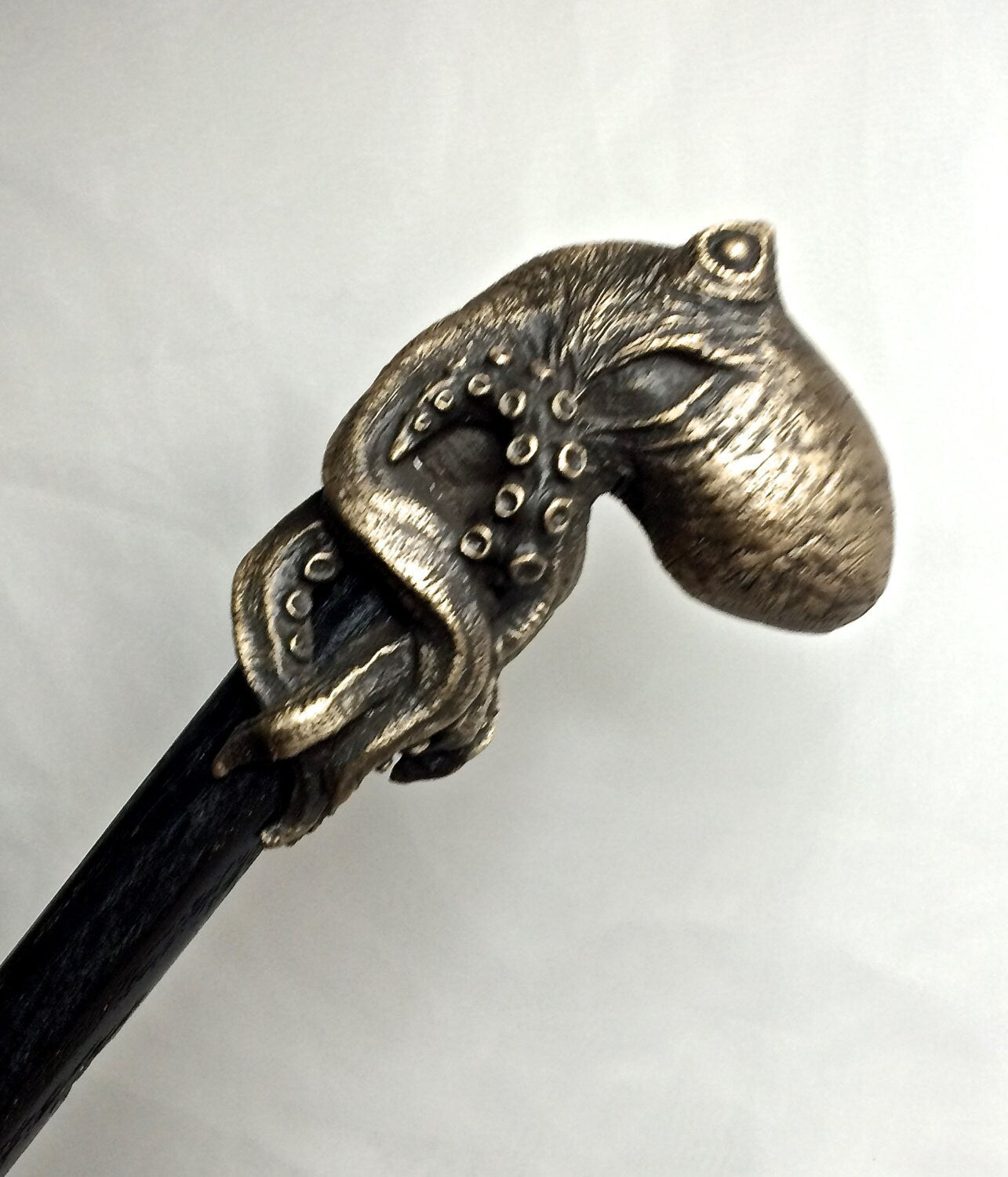 Kraken Cane, Limited Edition Bronze