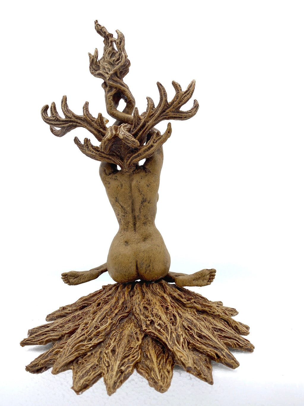 Prakrit Shakti: The Awakening Spirit, Hand Painted Resin Statue |  Mythical Yoga Meditation Figurine | Goddess Altar Statue for Yoga Lovers
