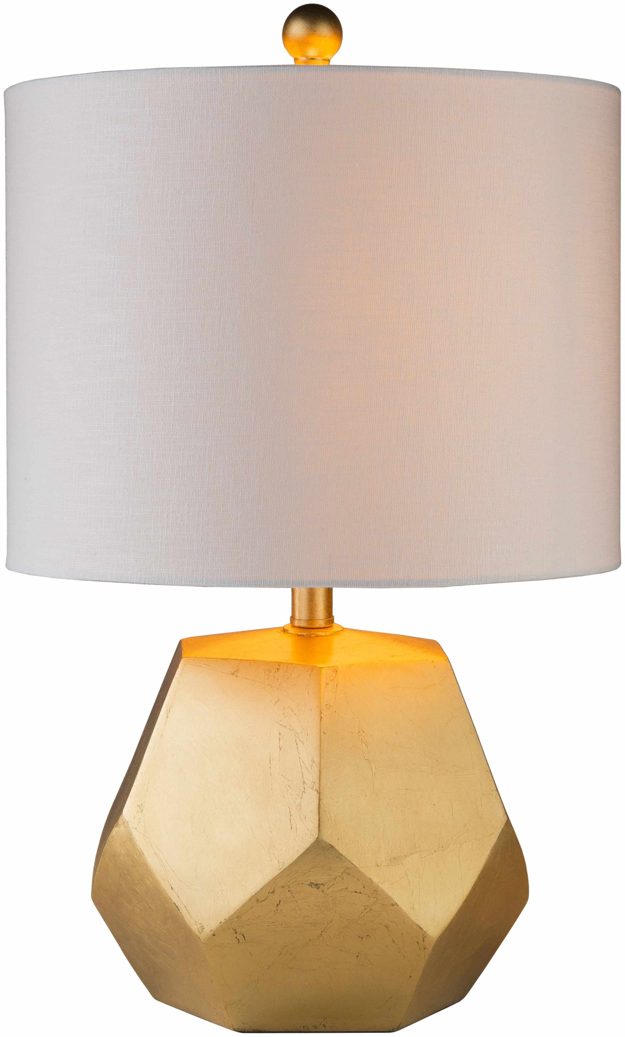 Coleford Gold Geometric Table Lamp - Clearance