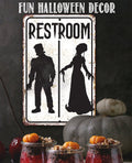 Frankenstein Restroom - Metal Sign
