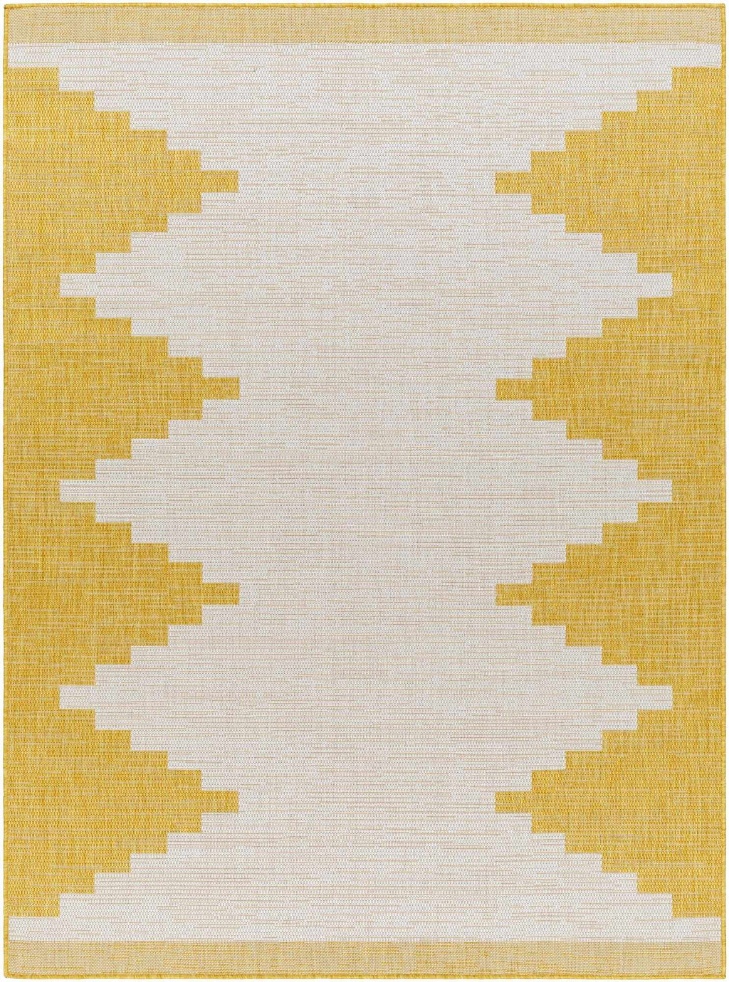 Djugun Yellow Outdoor Rug - Clearance