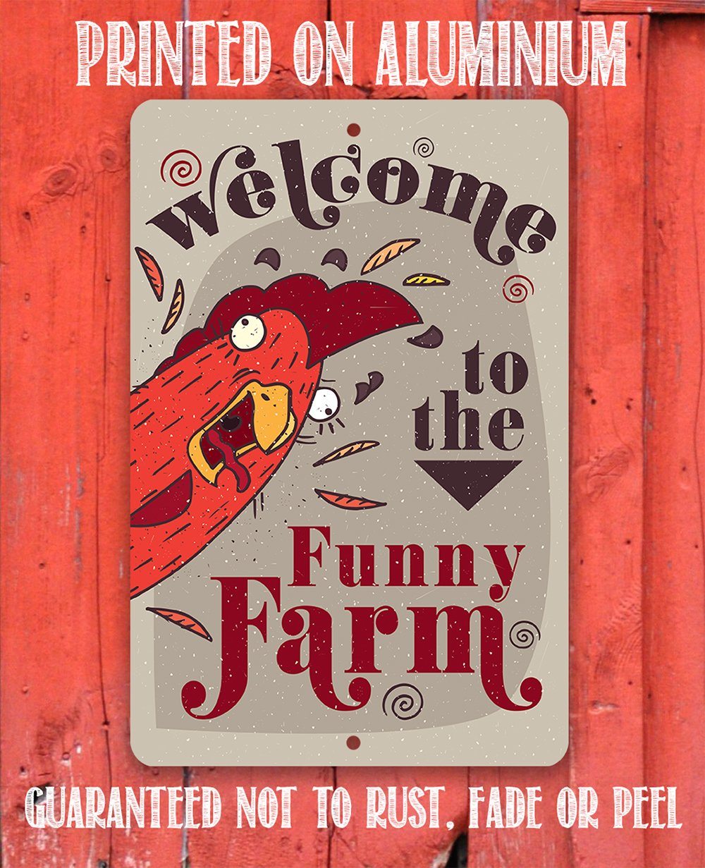 Funny Farm - Metal Sign