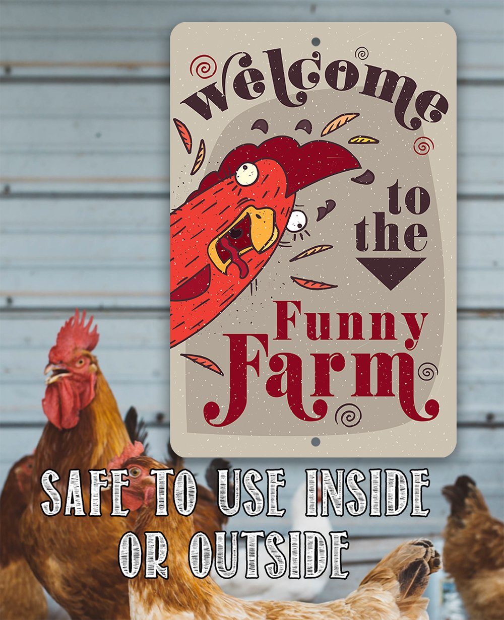 Funny Farm - Metal Sign