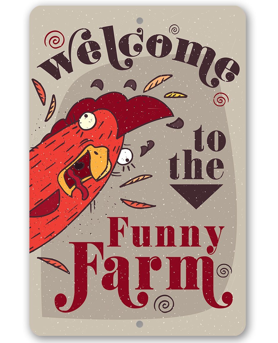 Funny Farm - Metal Sign