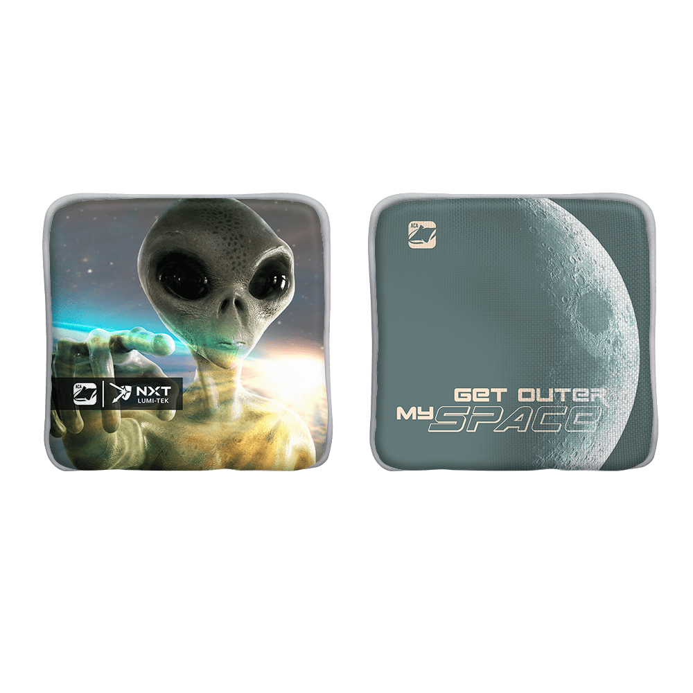 Get Outer My Space Aqua NXT Lumi-Tek Cornhole Bags