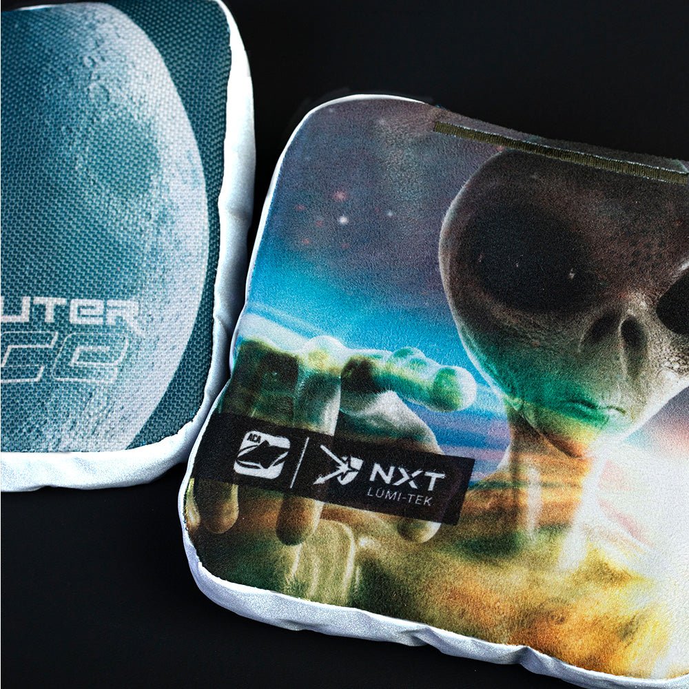 Get Outer My Space Aqua NXT Lumi-Tek Cornhole Bags