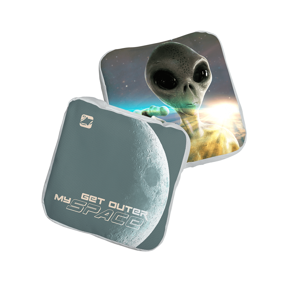 Get Outer My Space Aqua NXT Lumi-Tek Cornhole Bags