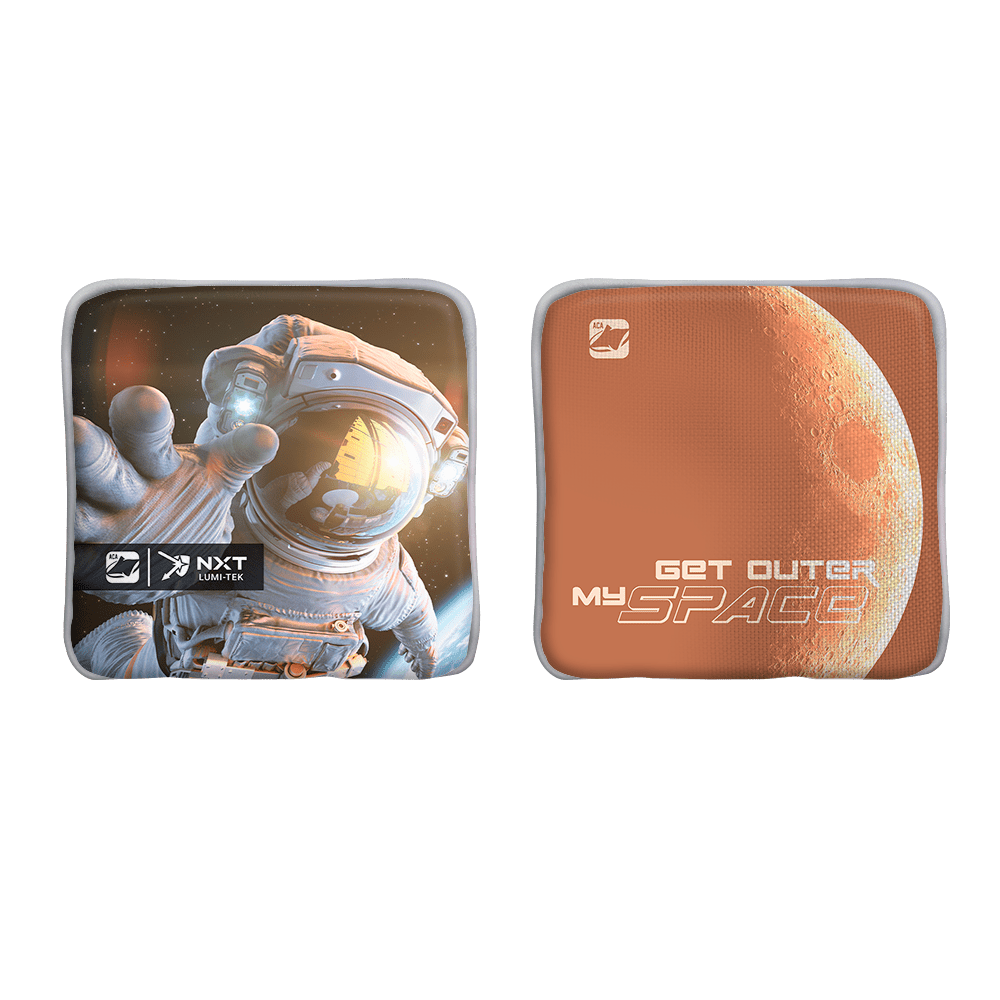 Get Outer My Space Orange NXT Lumi-Tek Cornhole Bags