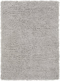Siari Solid Medium Gray Shag Rug