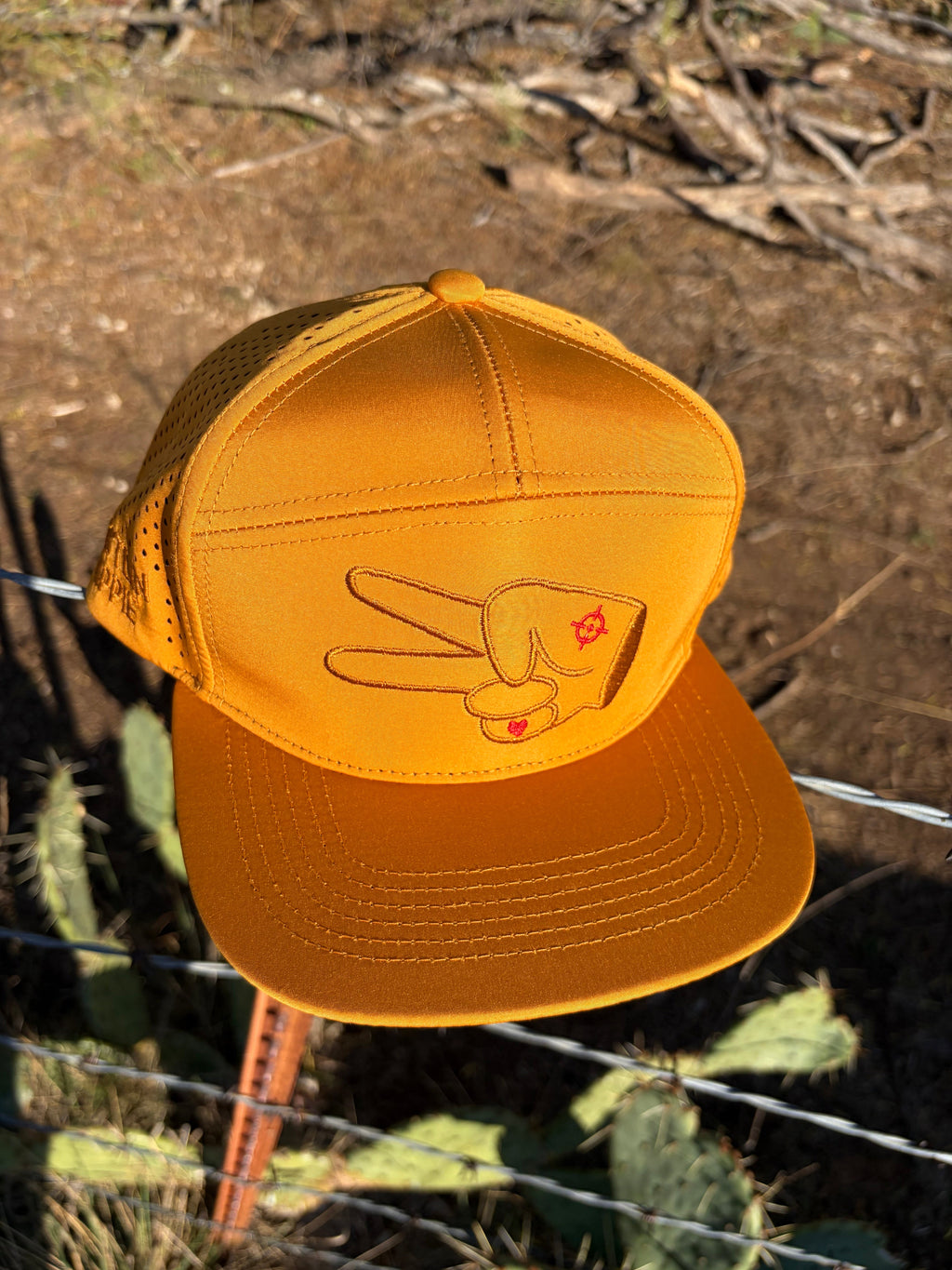 PL Series Hydro Snapback- GOLDEN BURNT ORANGE- LOGO w/ BOLD style