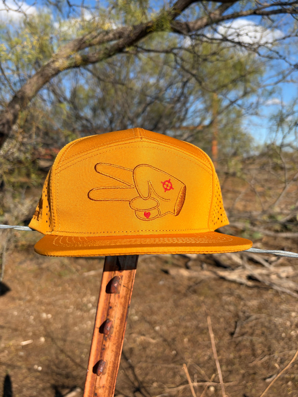 PL Series Hydro Snapback- GOLDEN BURNT ORANGE- LOGO w/ BOLD style