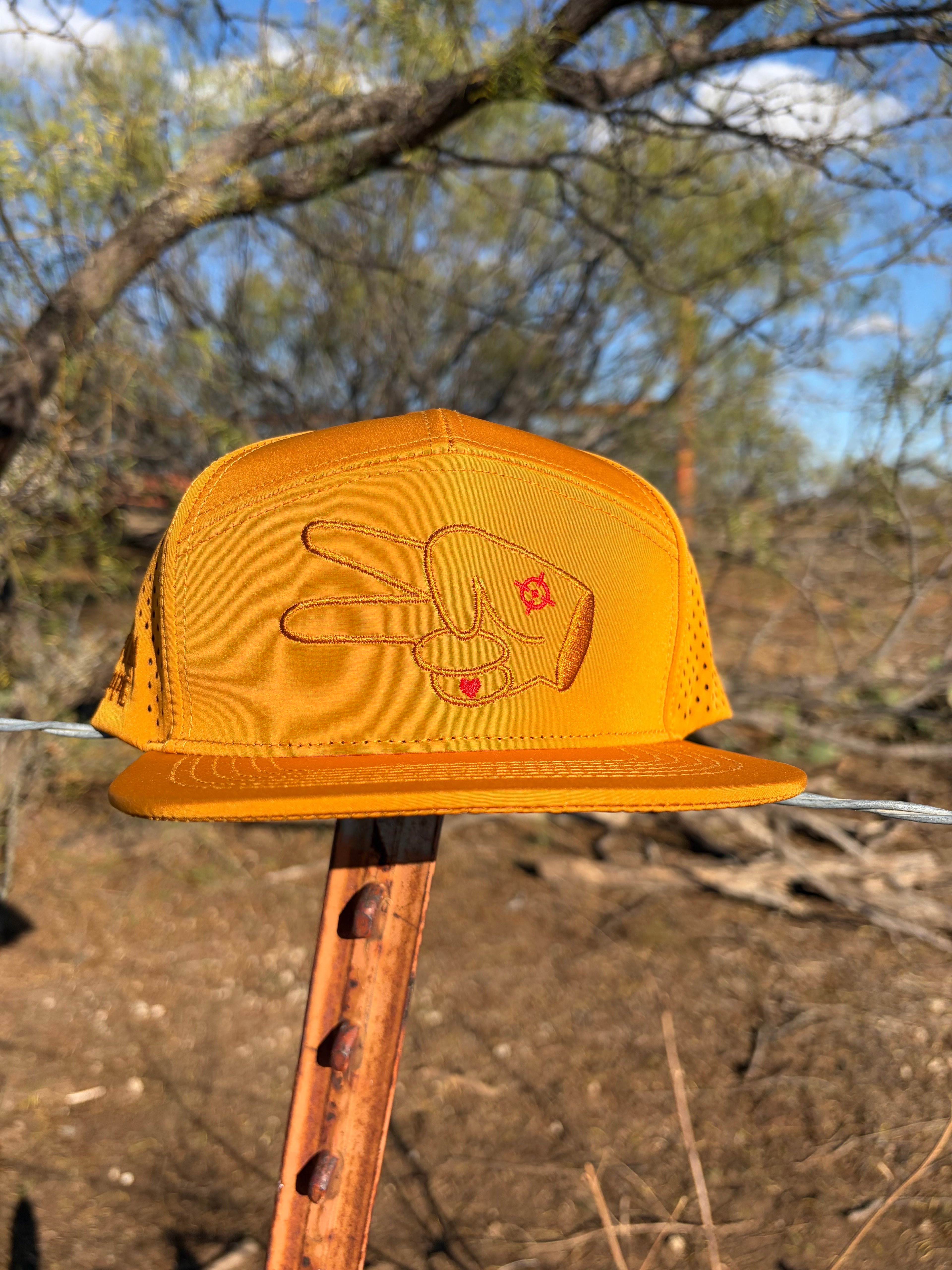 PL Series Hydro Snapback- GOLDEN BURNT ORANGE- LOGO w/ BOLD style