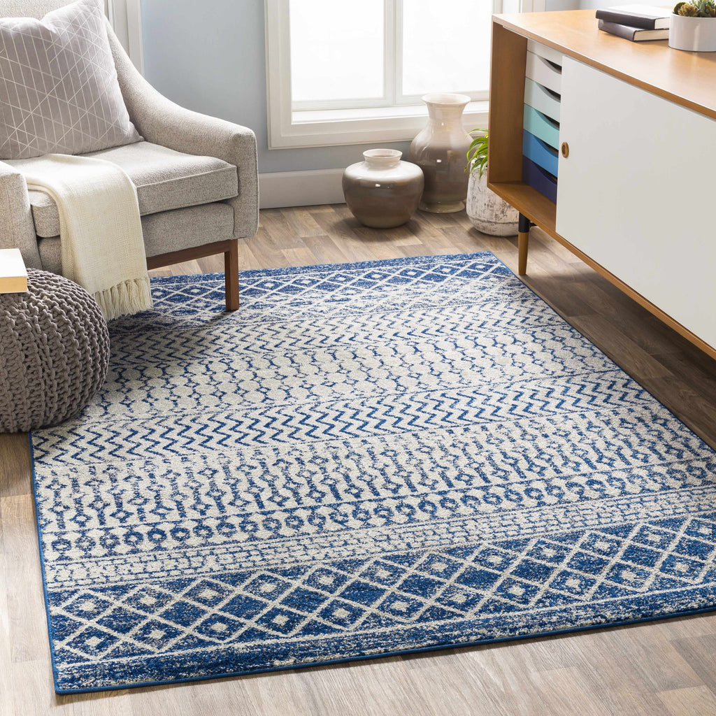 Constantin Blue Area Rug - Clearance
