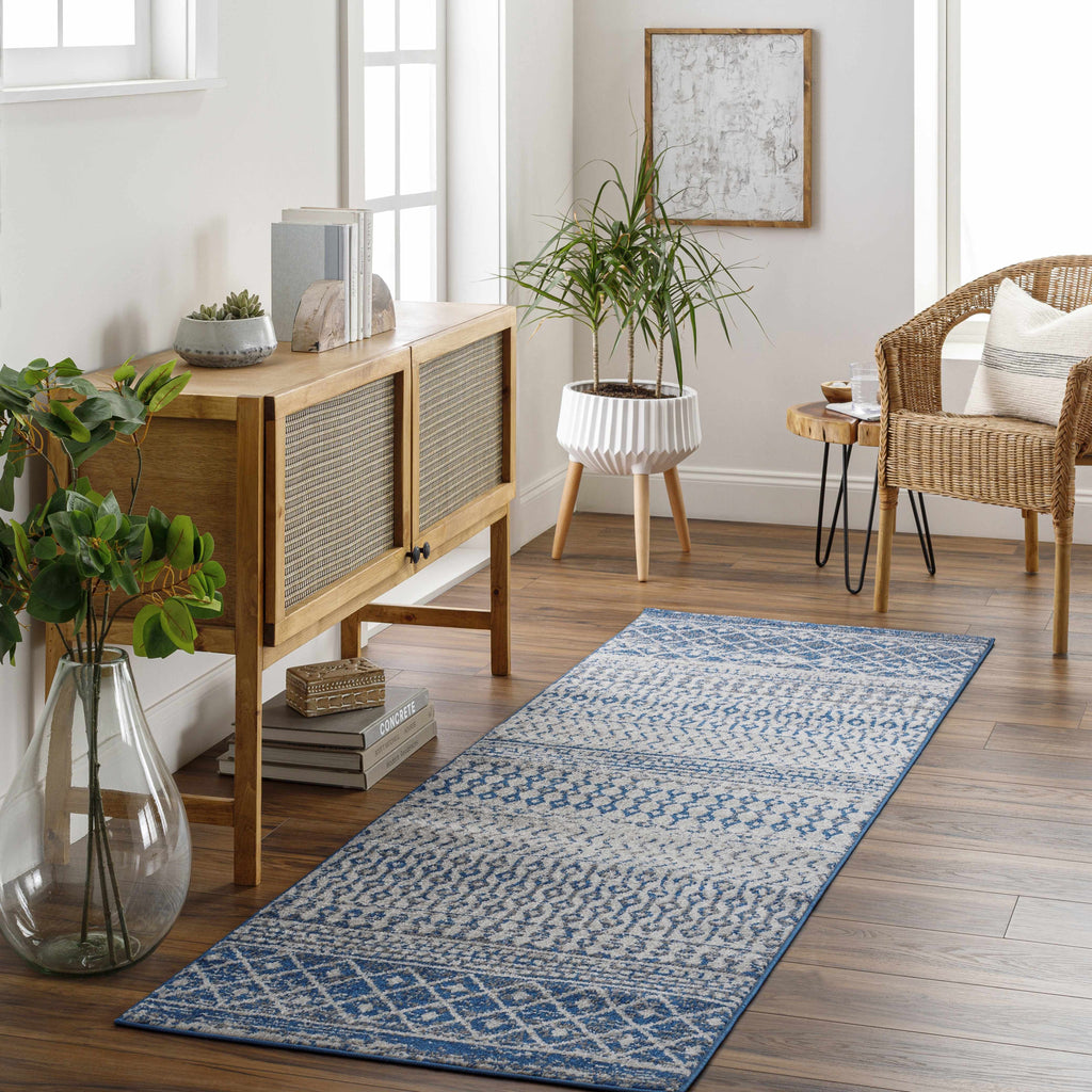 Constantin Blue Area Rug - Clearance