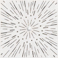 Garnet White Mosaic Starburst Wall Art - Clearance