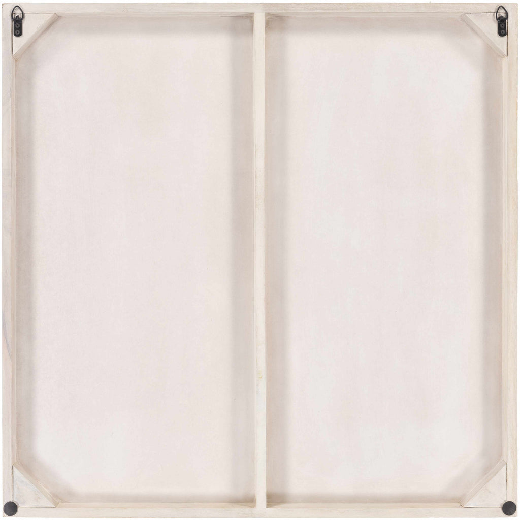 Garnet White Mosaic Starburst Wall Art - Clearance
