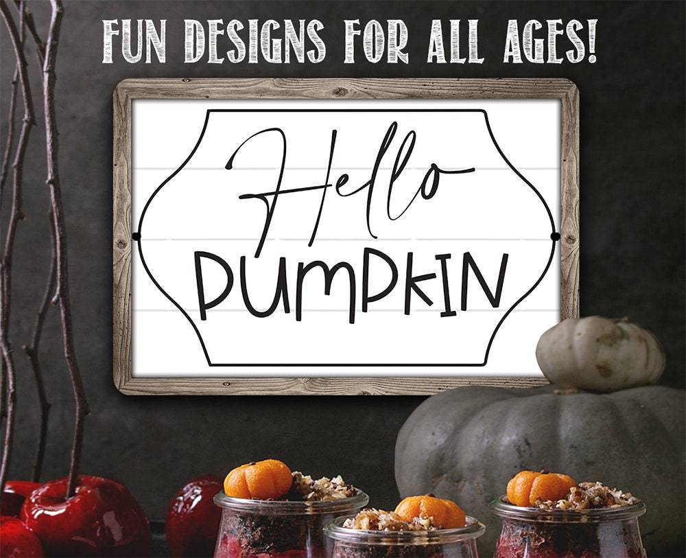 Hello Pumpkin - Metal Sign