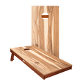 Hickory Stripes Silver Series Cornhole Boards