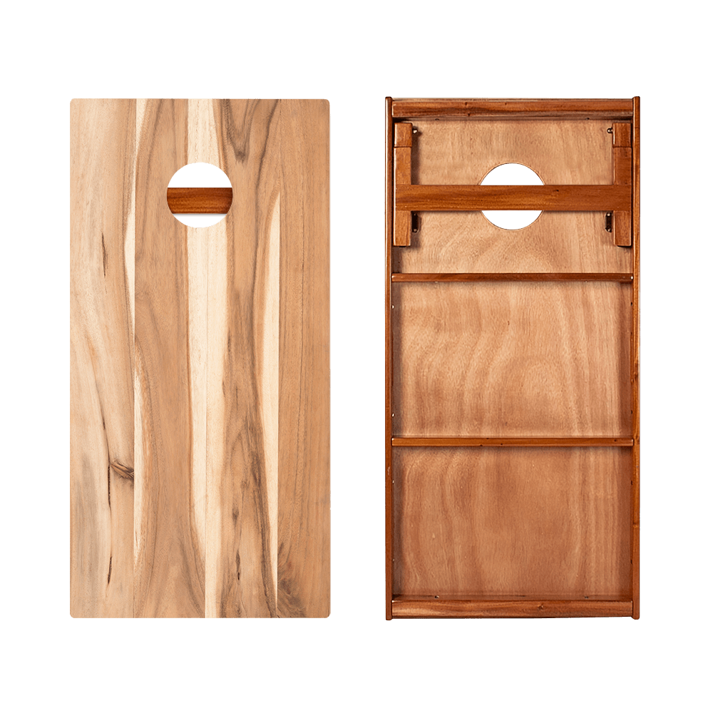 Hickory Stripes Silver Series Cornhole Boards