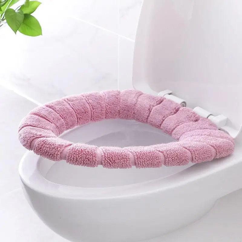 High Quality Universal Toilet Seat Cover Washable Unique Design Warm Flexible Covers Bright Colors