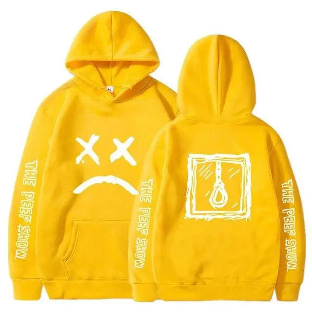 Hip Hop Hoodies Modern Hell Hood For Boy Men Women Hooded Pullover Male Female Cry Baby Hoodie Sweatshirts Women's Hoodie Peep Show Rap Music Men's Hip Hop Weep Rapper Sweater Warm Winter Sweater