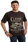 Hot Rod Classic Men's Bamboo Viscose/Organic Cotton Short Sleeve Graphic T-Shirt