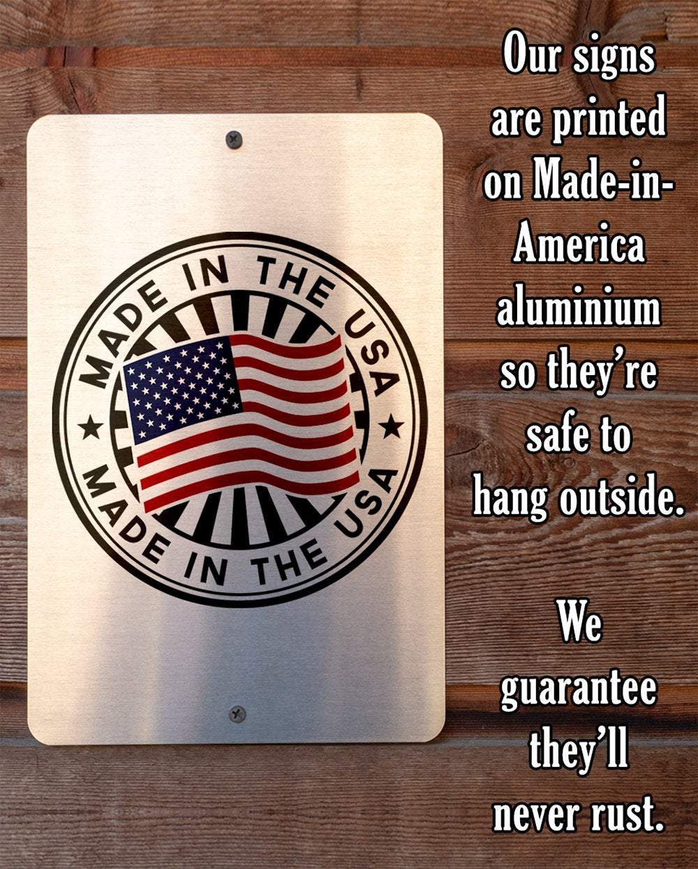 I Am An American - Metal Sign