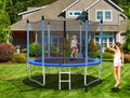 Outdoor Trampoline with Safety Closure Net-15 ft