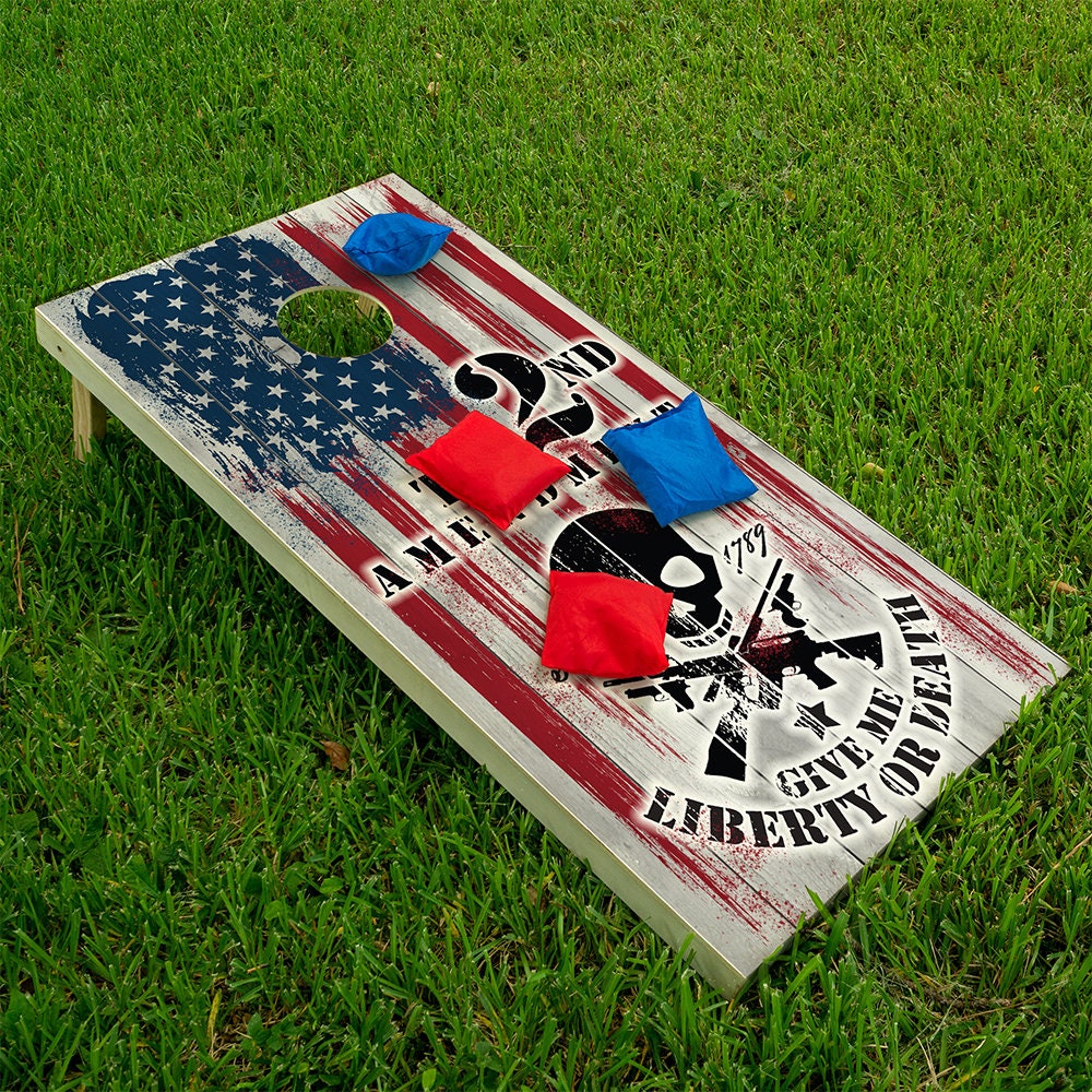 2nd Amendment - Cornhole Board Wrap - Set of 2