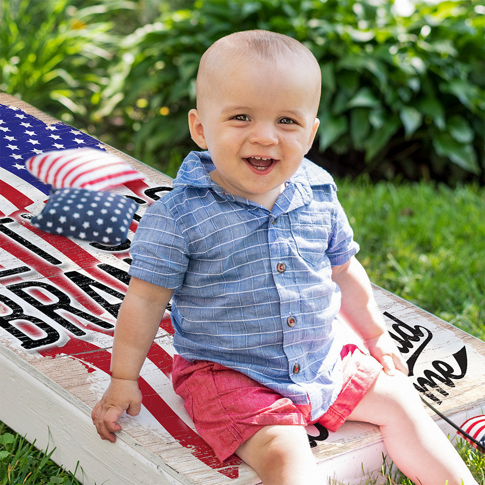 Let's Go Brandon - Cornhole Board Wrap - Set of 2