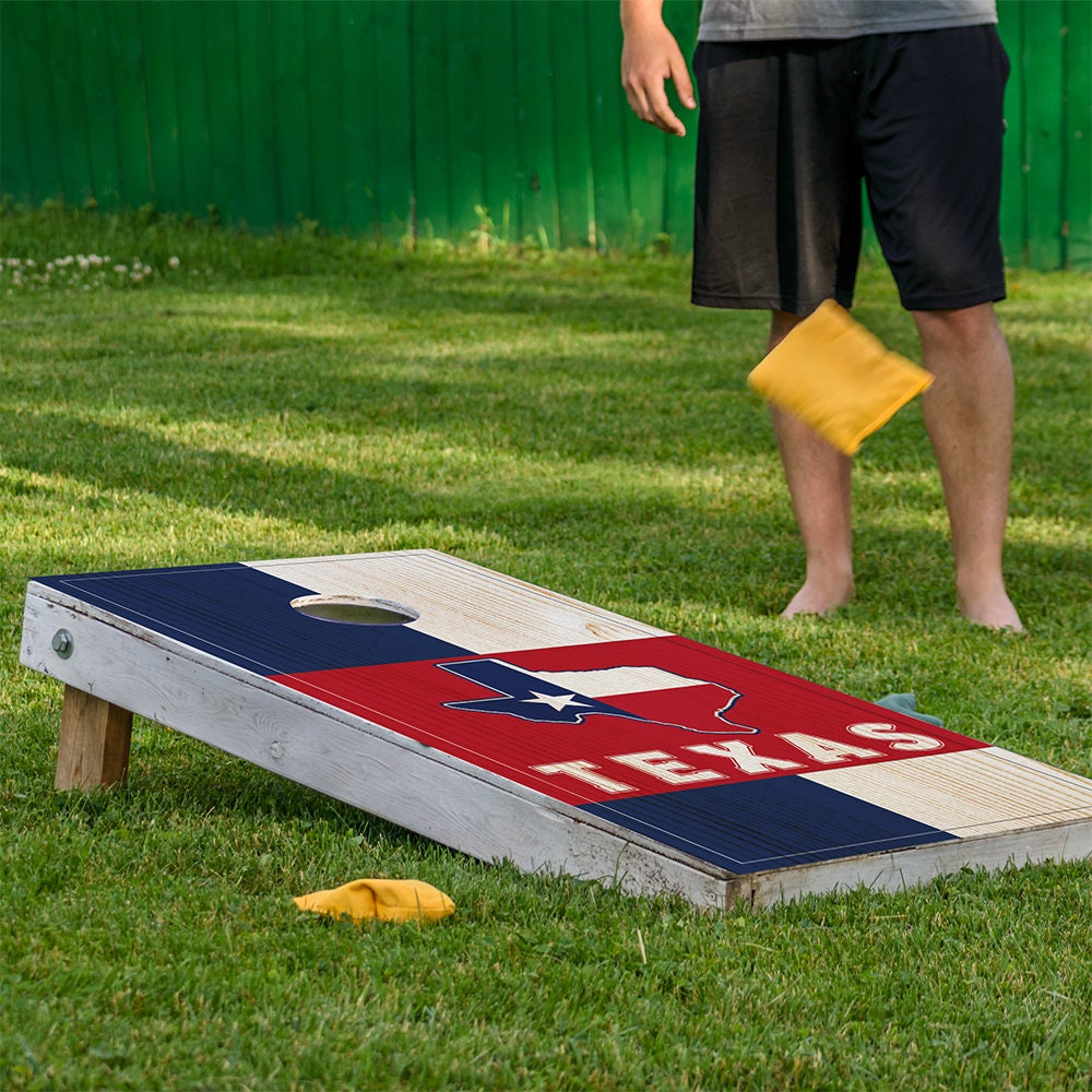 Texas State - Cornhole Board Wrap - Set of 2