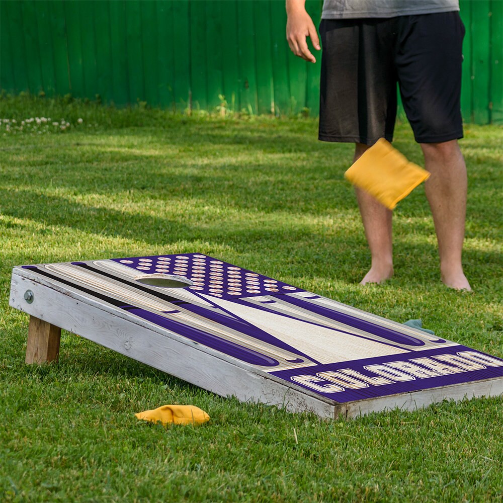 Colorado Baseball - Cornhole Board Wrap - Set of 2