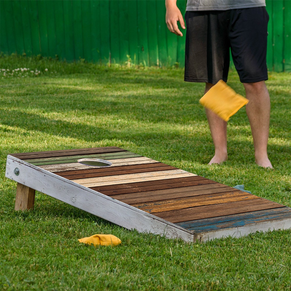 Wood Panels - Cornhole Board Wrap - Set of 2