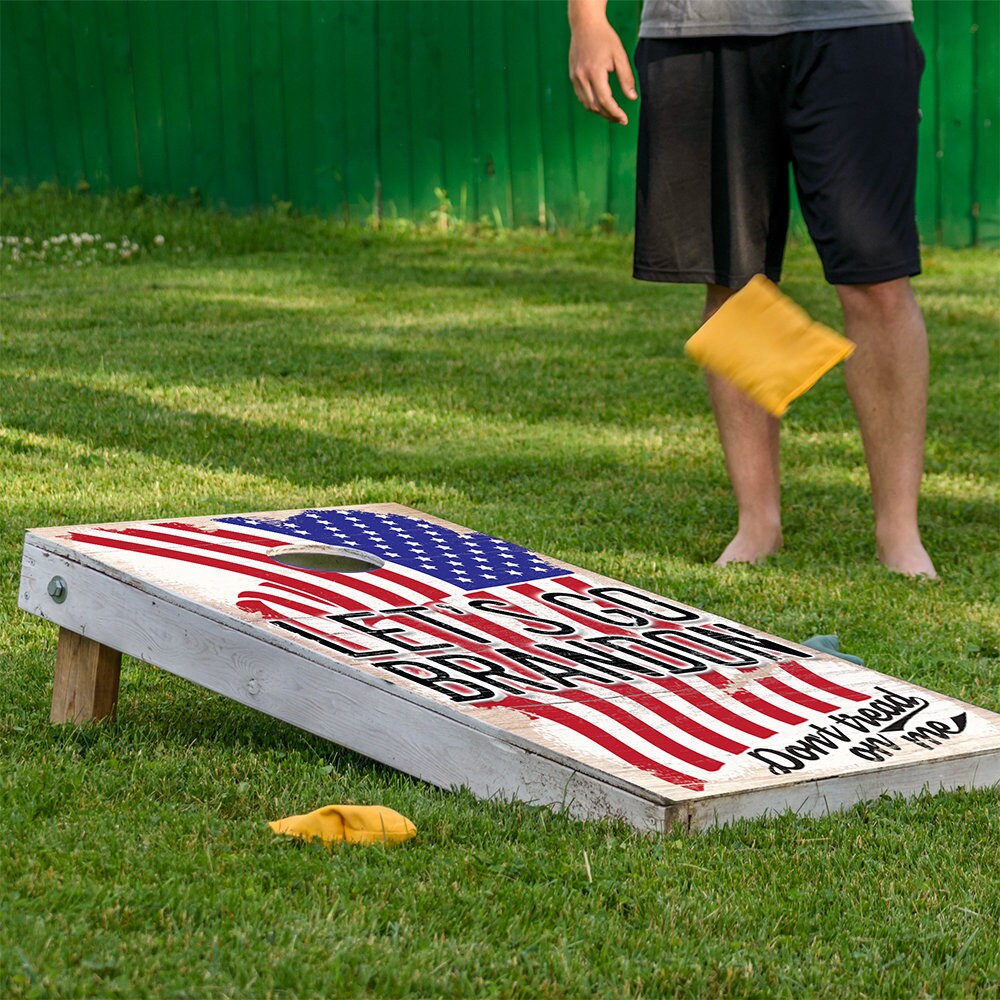 Let's Go Brandon - Cornhole Board Wrap - Set of 2