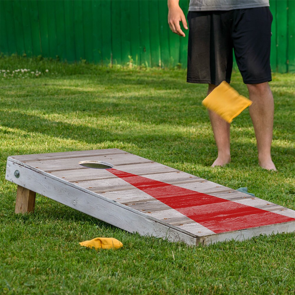 Red Arrow - Cornhole Board Wrap - Set of 2
