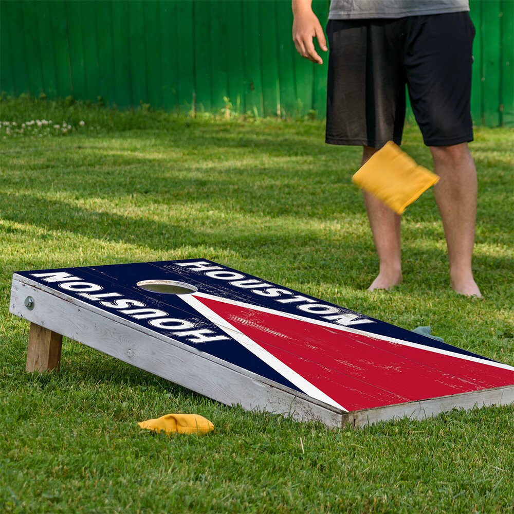 Houston Football - Cornhole Board Wrap - Set of 2