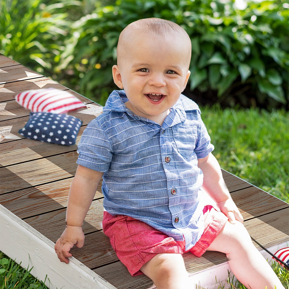 Stars & Stripes - Cornhole Board Wrap - Set of 2