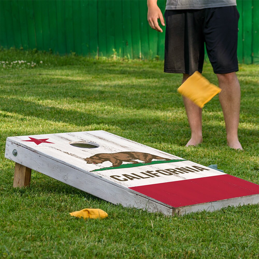 California State Flag - Cornhole Board Wrap - Set of 2