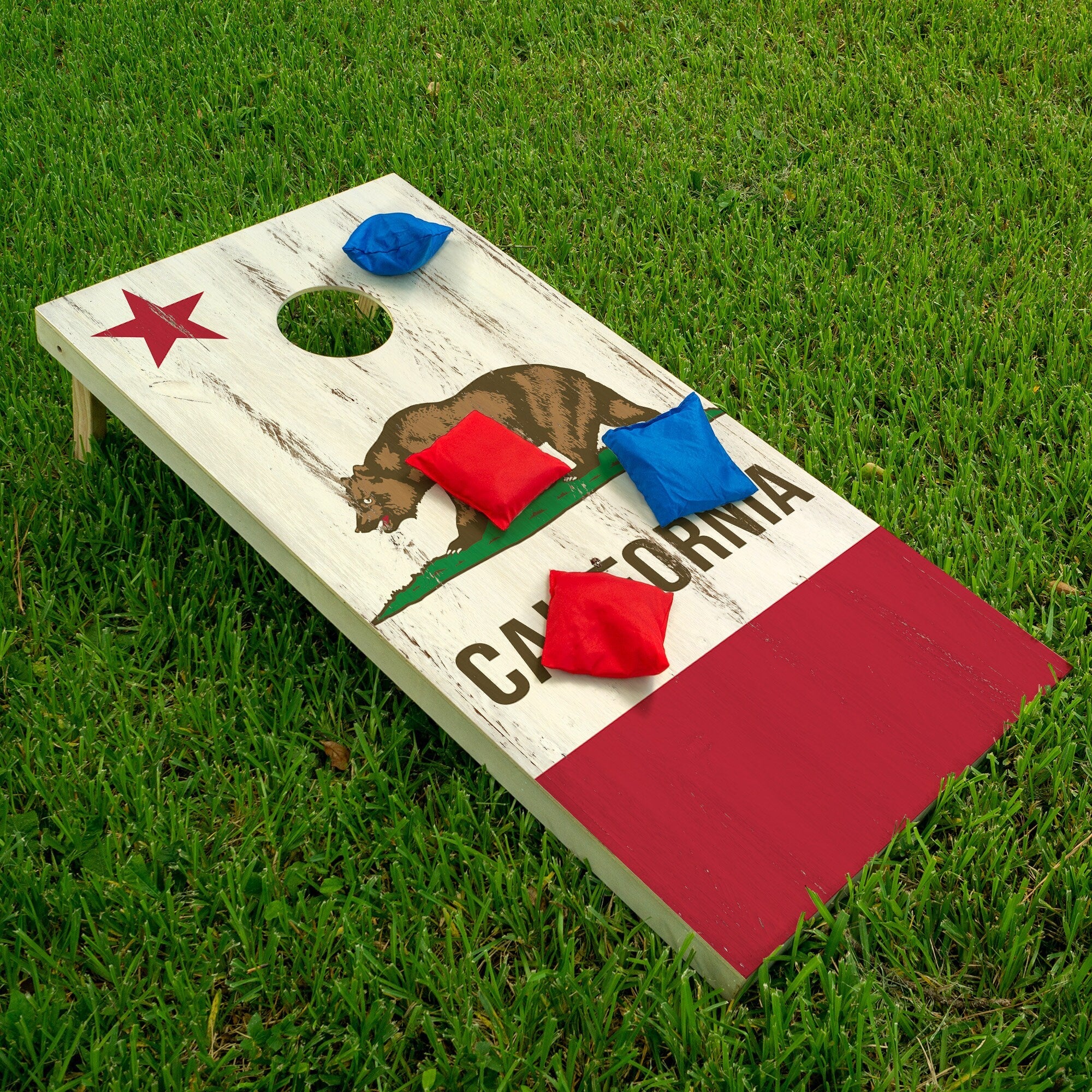 California State Flag - Cornhole Board Wrap - Set of 2