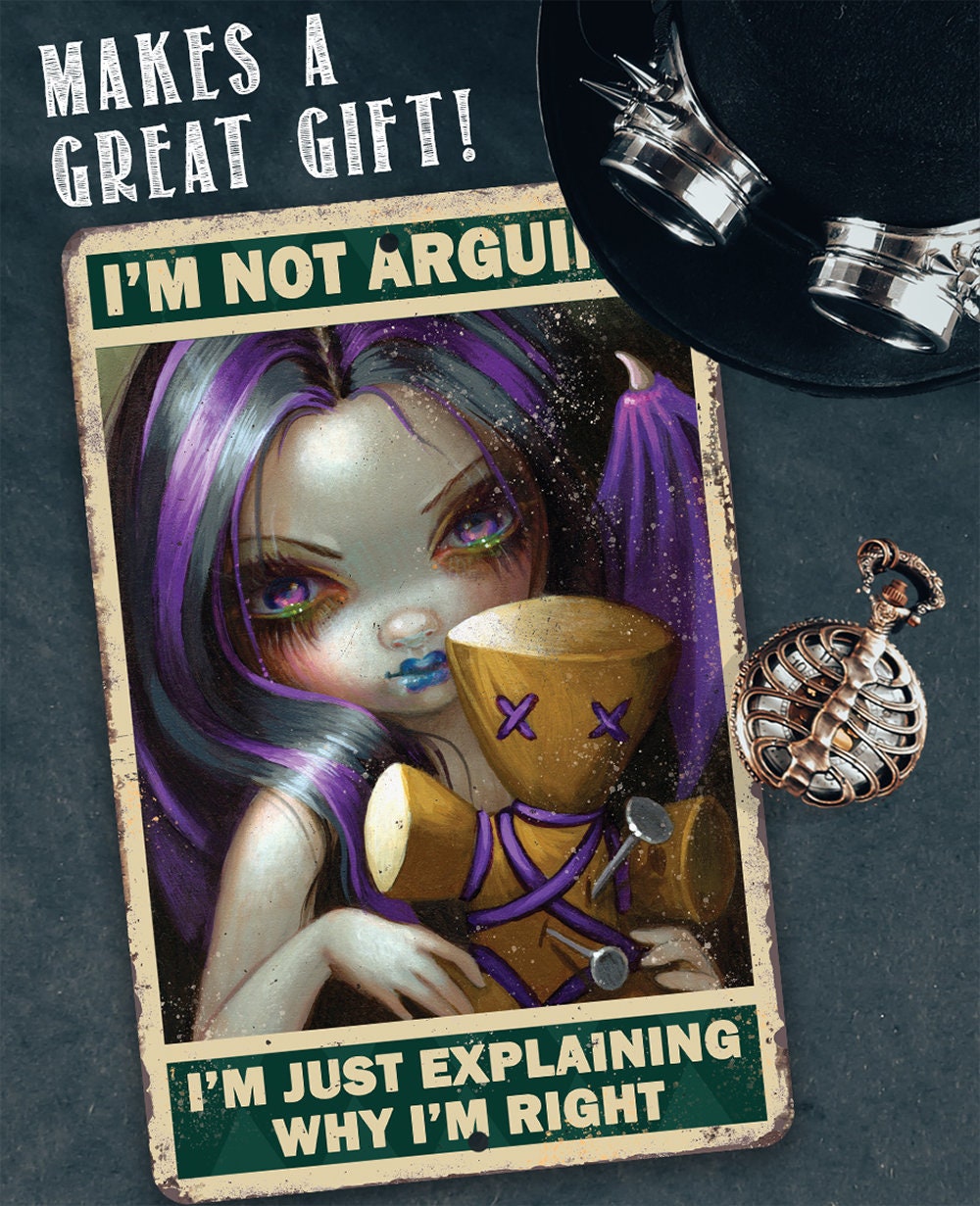 I'm Not Arguing, Just Explaining Why I'm Right - Metal Sign